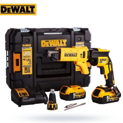 Wkrętarka akumulatorowa do g-k XR 18V 2 x 5,0 Ah LI-LON+DCF6201