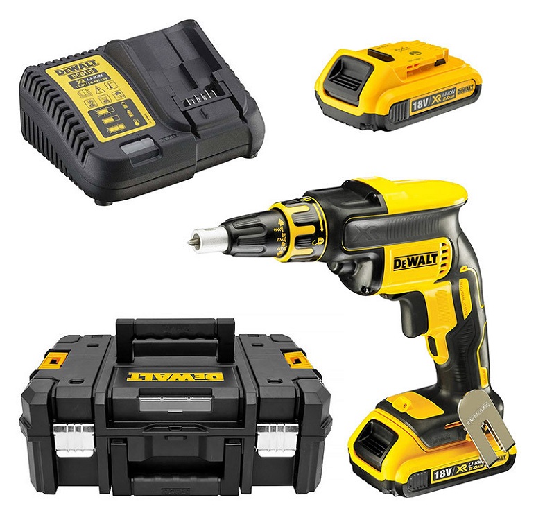 Wkrętarka akumulatorowa do g-k XR 18V 2 x 2,0 Ah