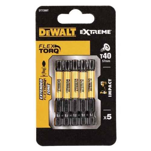 Końcówki wkrętakowe udarowe torsion T40/50 mm 5SZT