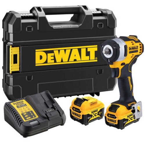 Akumulatorowy klucz udarowy 3/8" XR 12V 2 x 5,0 Ah TSTAK