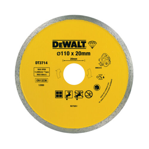 Tarcza diamentowa do cięcia płytek 110 x 20 mm