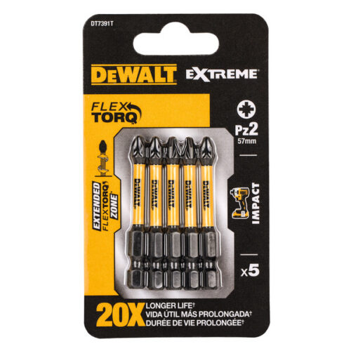 Końcówki wkrętakowe udarowe PZ2 x 50 torsion 5SZT