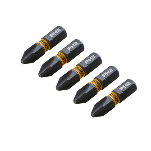 Końcówki wkrętakowe udarowe PH2 x 25 mm Extreme 5SZT