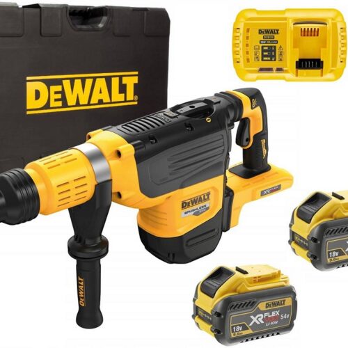 Młotowiertarka 54V XR FlexVolt SDS-MAX 52 mm 2 x 9,0 Ah