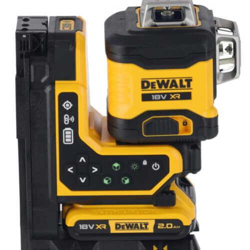 Laser wieloliniowy 3 x 360 zielony 18V 1 x 2,0 Ah