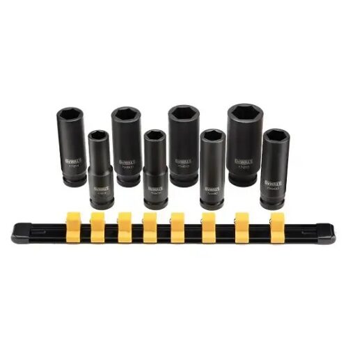 Zestaw nasadek udarowych głębokich 1/2" 8 sztuk